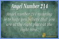 
ANGEL NUMBER 214

